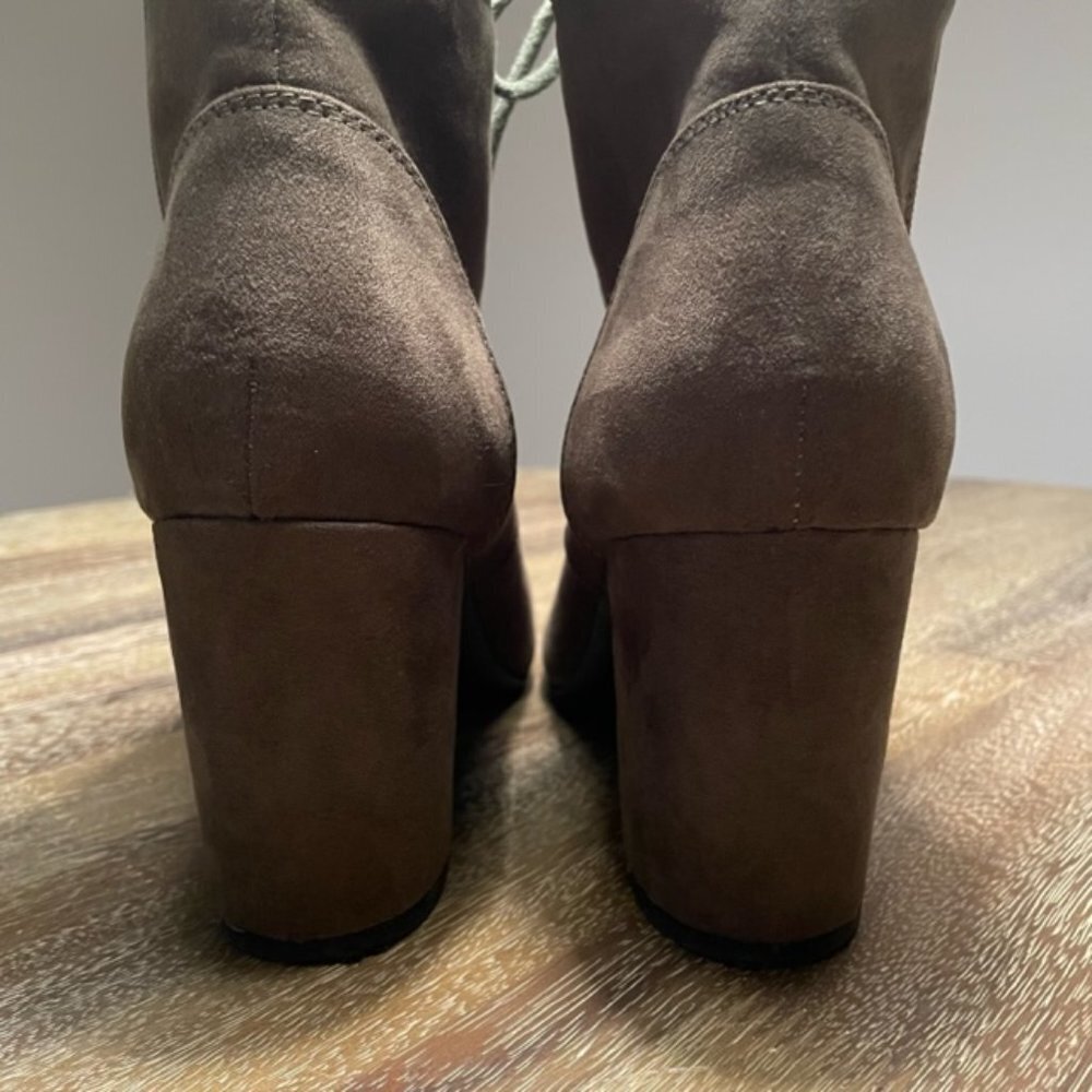 Madden Girl Justine Lace Up Boots Size 10 - Picture 6 of 12